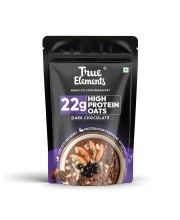 True Elements 22g High Protein Oats - Dark Chocolate 400gm (Super Oats) 